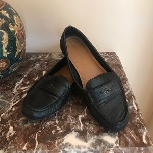 Coach Loafer Flats (Black)